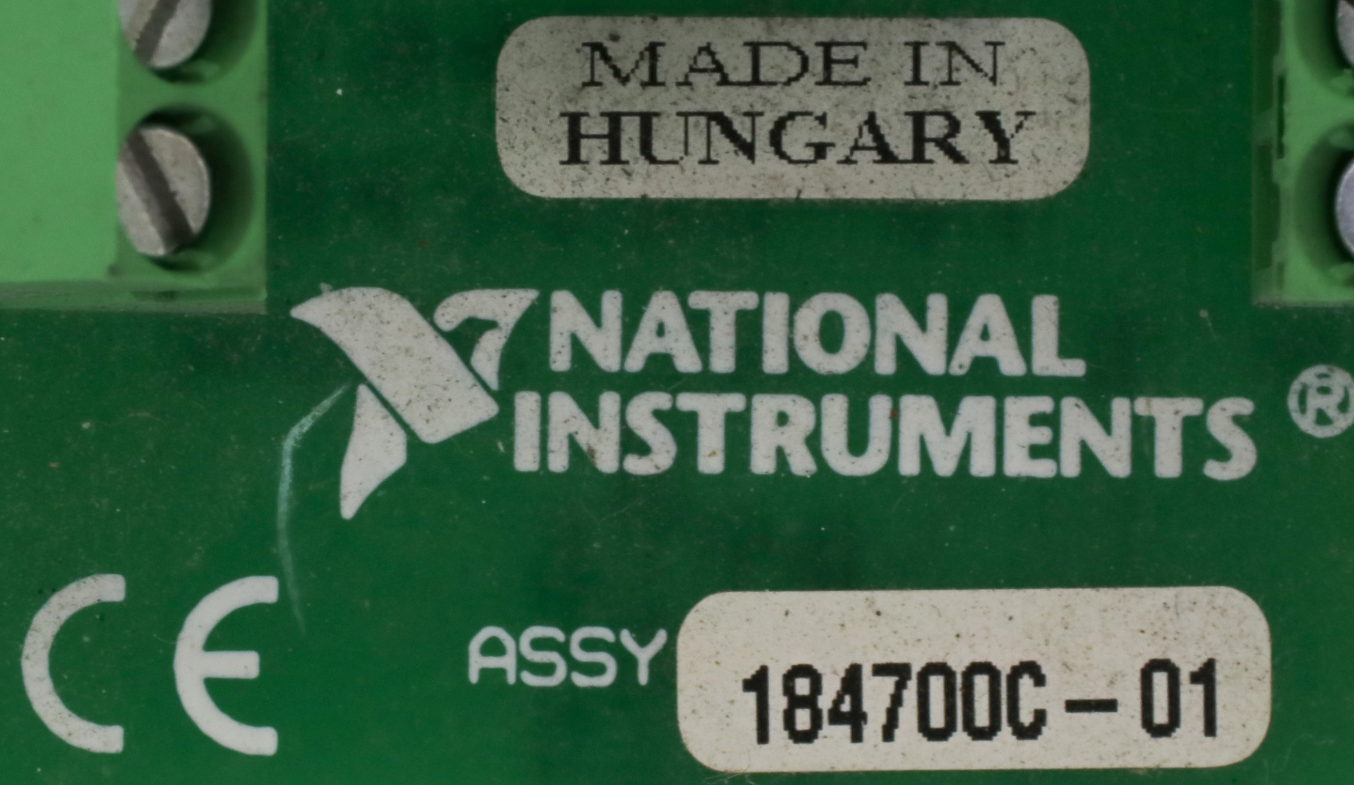 12703 NATIONAL INSTRUMENTS PCB, 68-PIN DIG & TRIGGER I/O TERMINAL